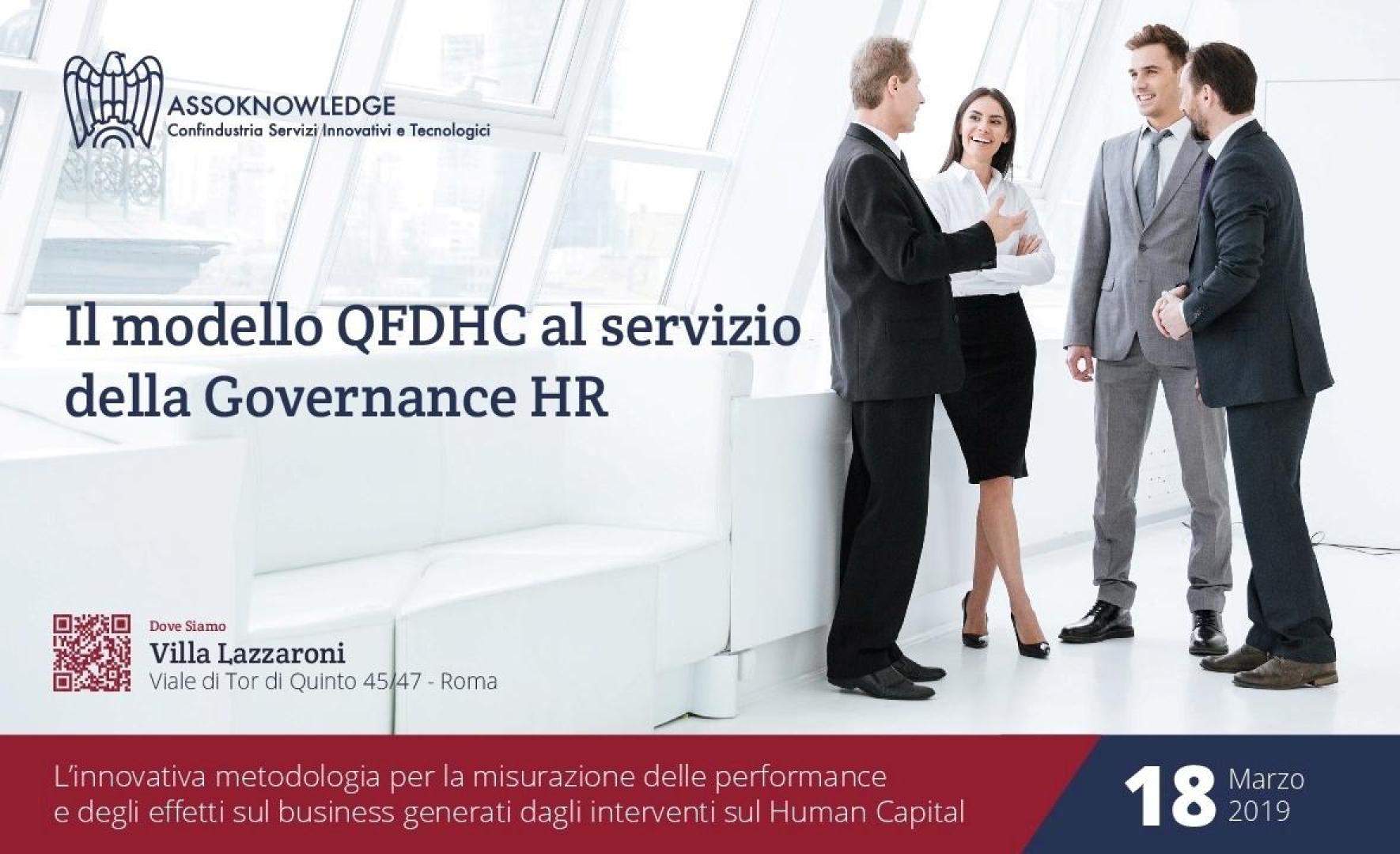 Roma, Presentazione del “QUALITY FUNCTION DEPLOYMENT FOR HUMAN CAPITAL, Modello al servizio della Governance HR” 