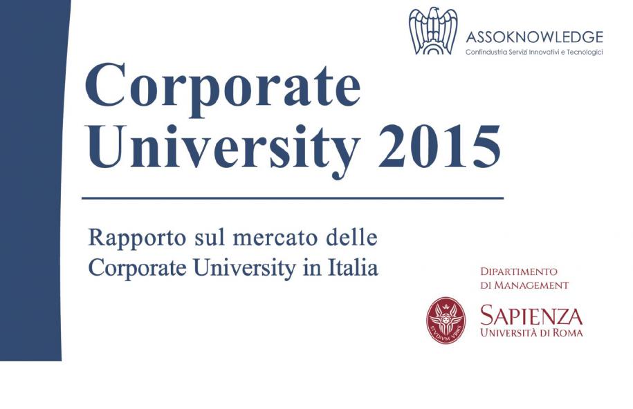 Rapporto Annuale sul mercato delle Corporate Universities in italia