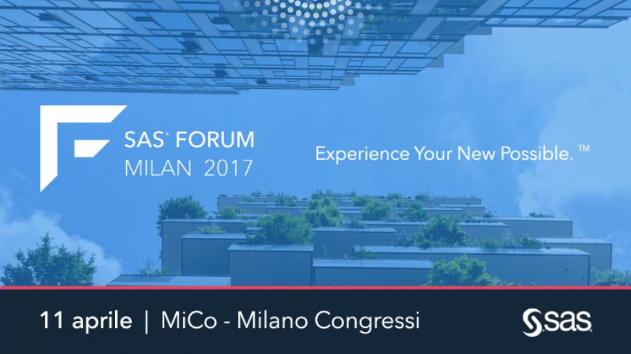 SAS Forum Milan 2017