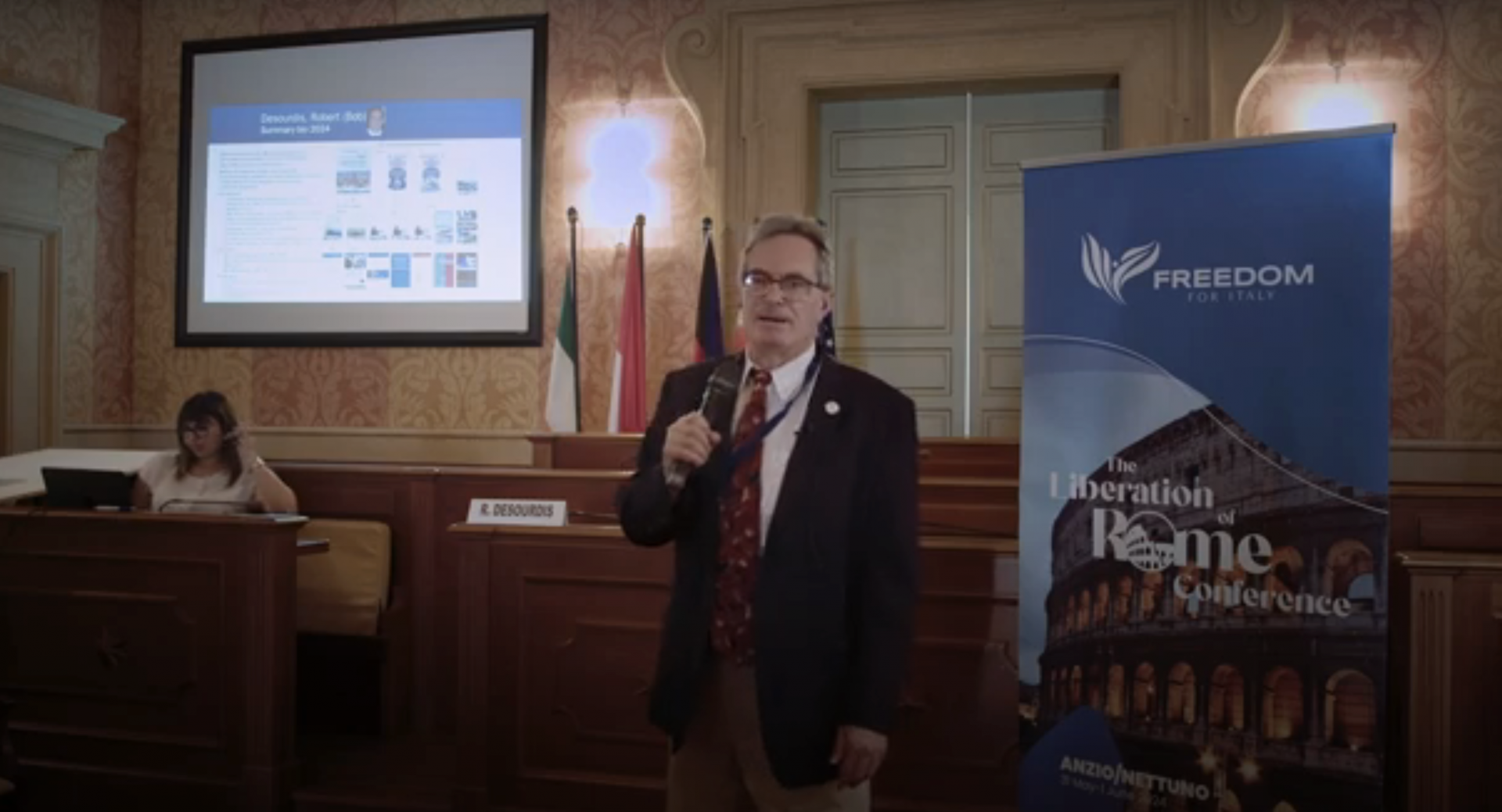 The Liberation of Rome Conference - Robert Desourdis